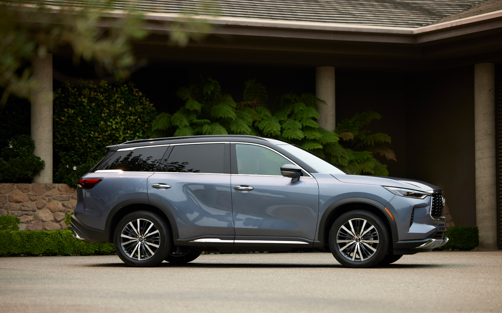 The QX60 features refined styling that rivals other luxury crossovers