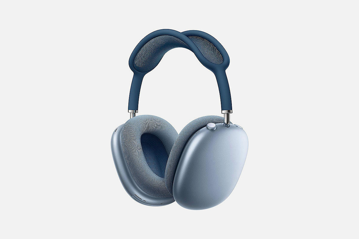 The Apple AirPods Max headphones in sky blue, now $80 off at Woot