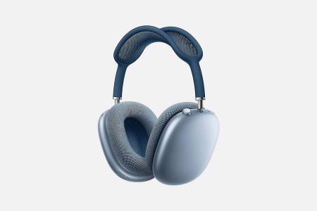The Apple AirPods Max headphones in sky blue, now $80 off at Woot