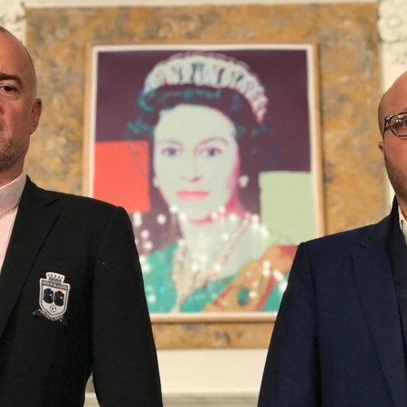 Michael Davies (left) and partner Roger Bennett of "Men in Blazers"