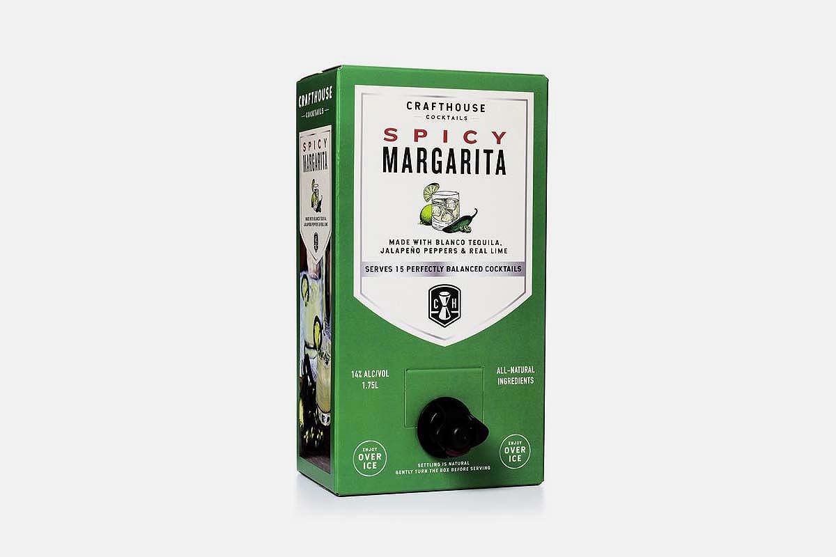The Spicy Margarita bag-in-box cocktail from Crafthouse Cocktails