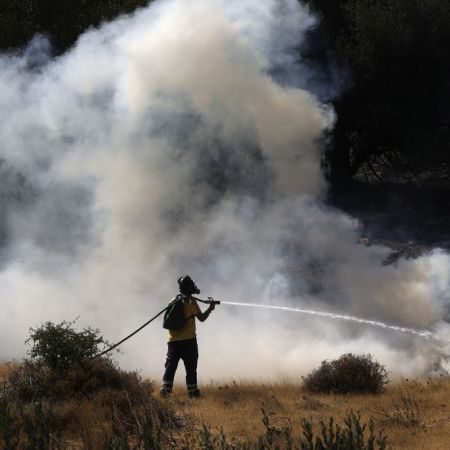 Greek wildfires
