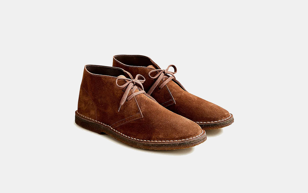 J.Crew Unisex 1990 MacAlister Boot in Suede Auburn