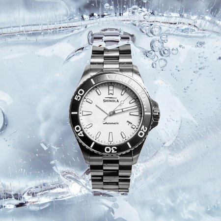 The Shinola Ice Monster, an automatic watch, encased in a block of ice. It's just one timepiece that's heralded the brand's comeback.