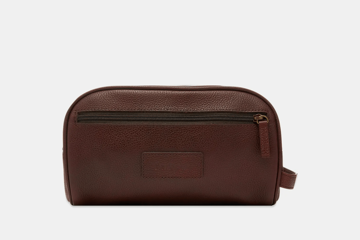 Barbour Leather Washbag