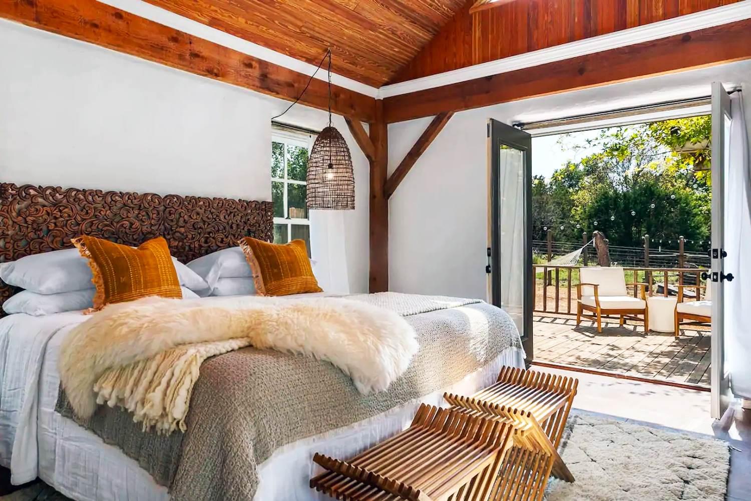 An interior shot of the Falling Star Ranch