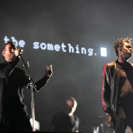 Massive Attack performs during Electric Picnic 2018 at Stradbally Hall Estate on September 1, 2018 in Dublin, Ireland