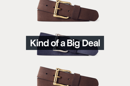 This Ralph Lauren Purple Label Belt Is 50% Off