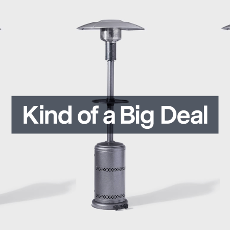 Enjoy the Outdoors a Little Longer With the Standing Patio Heater