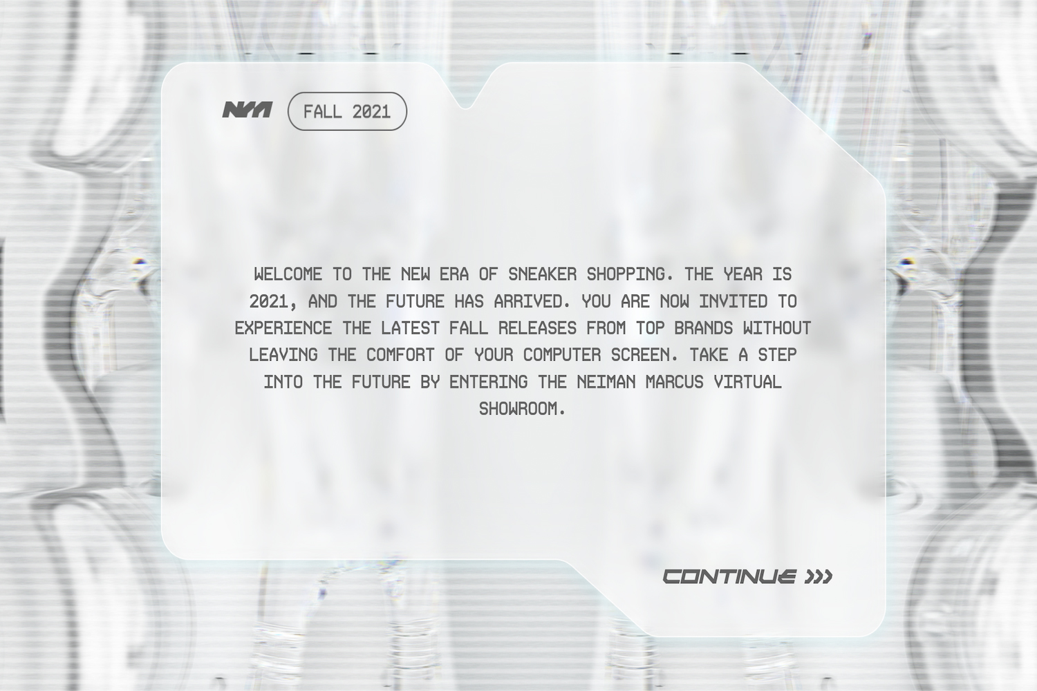 A intro page for NM's new campaign