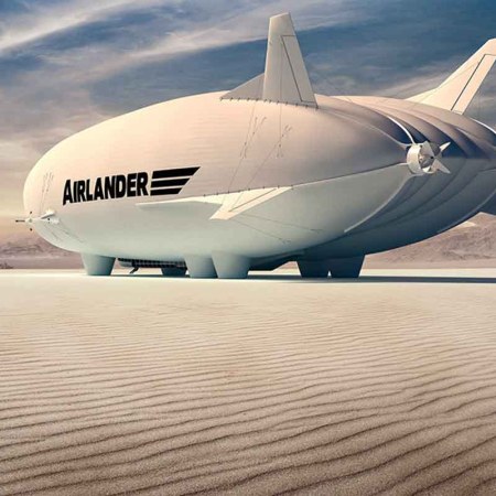 The Airlander 10, a low-emission airship that recently earned renewed attention for its unusual design
