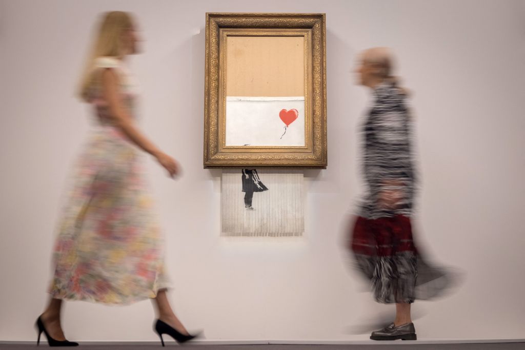 Banksy's shredded painting