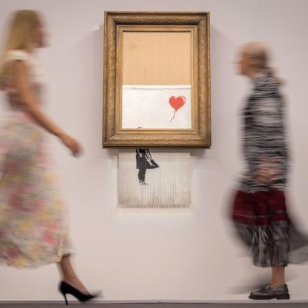 Banksy's shredded painting