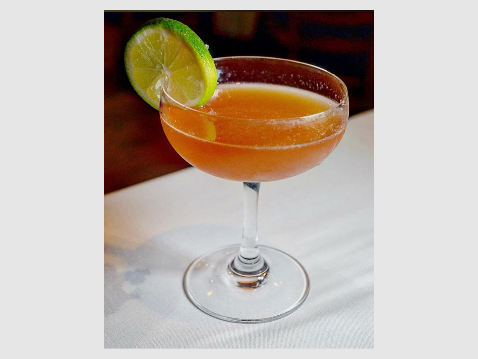 The Pegu Dan cocktail from Monocle restaurant in DC