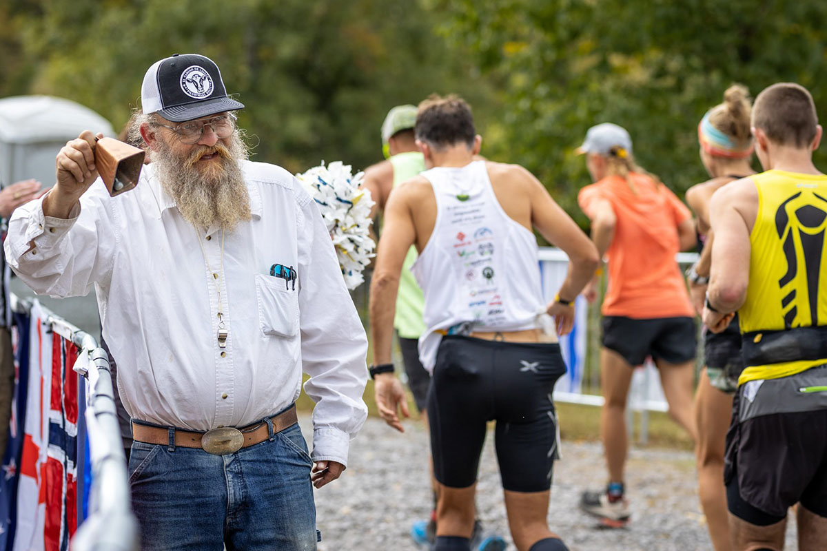 Runners at the very start of Big's Backyard Ultra.