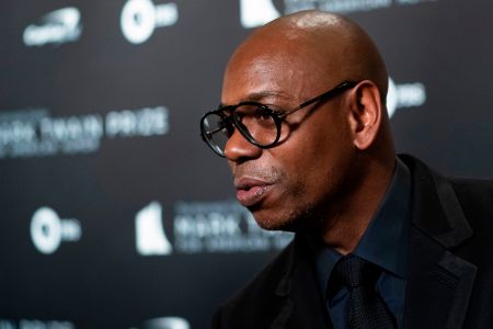 Dave Chappelle, recipient of the Mark Twain Award for American Humor, arrives at the Kennedy Center for award ceremony on October 27, 2019 in Washington, D.C.