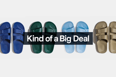 Stock Up on Discounted Freedom Moses Slides at Todd Snyder