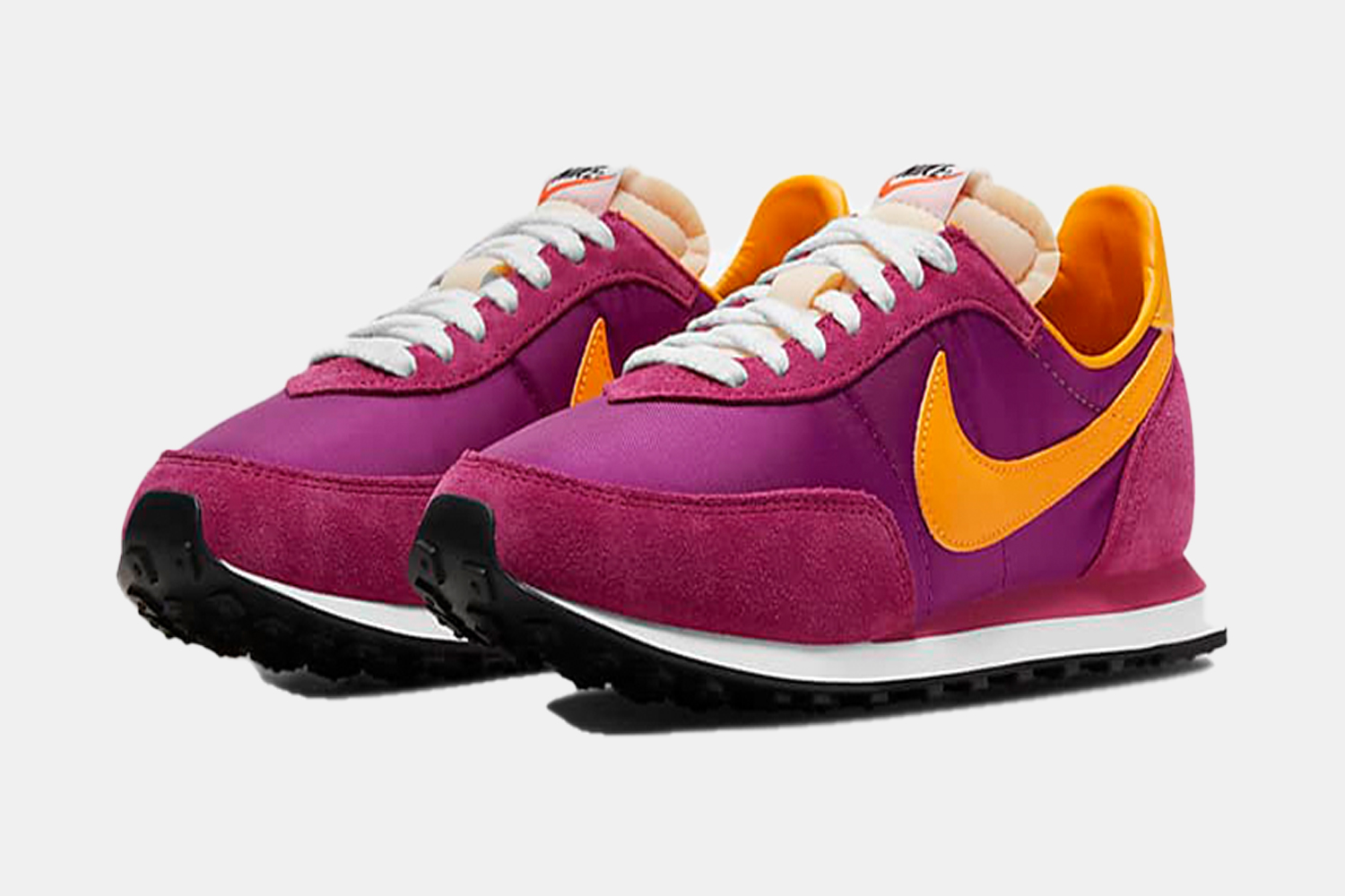 a pink nike sneaker