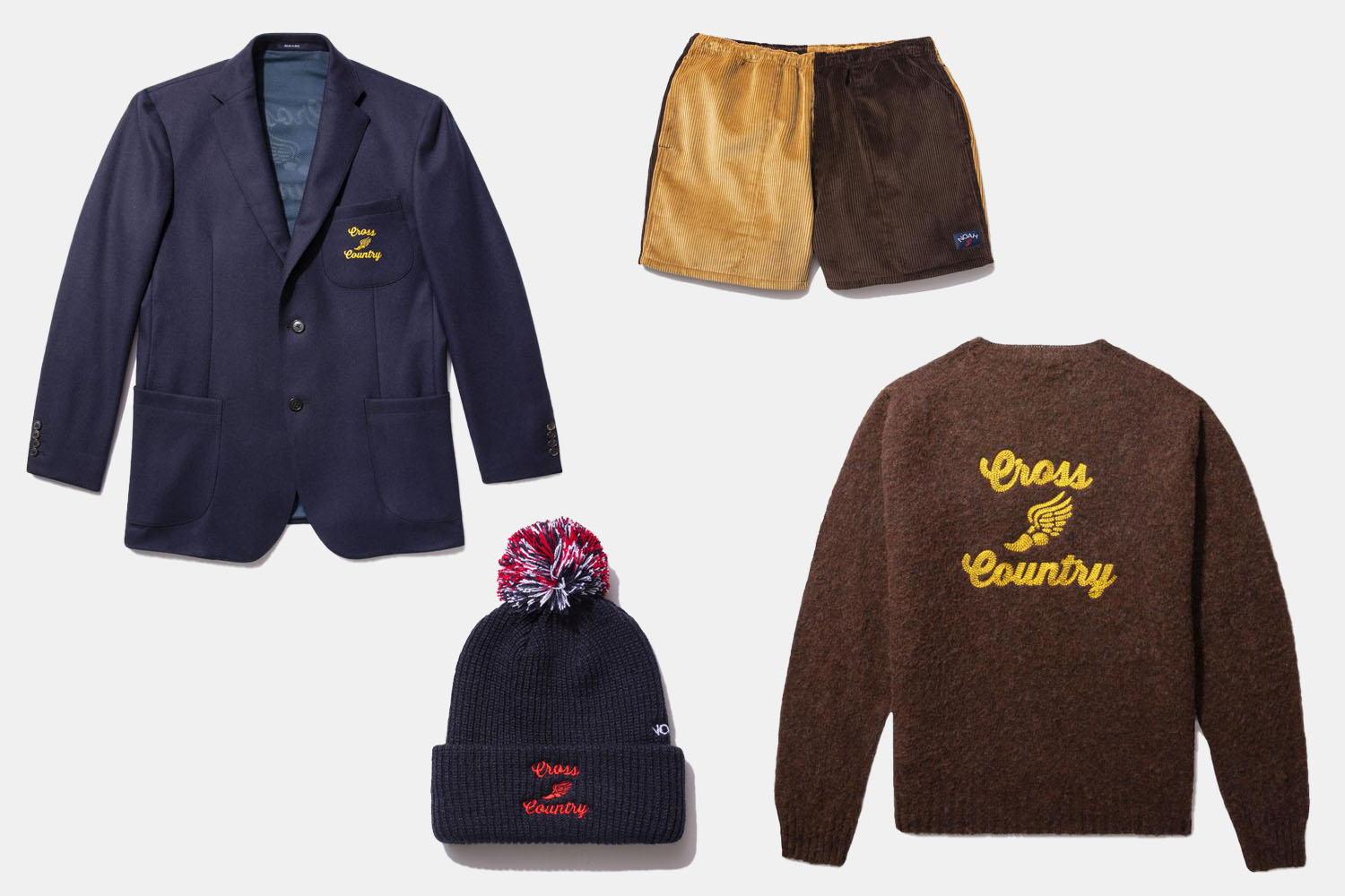 a compilation of Noah clothing