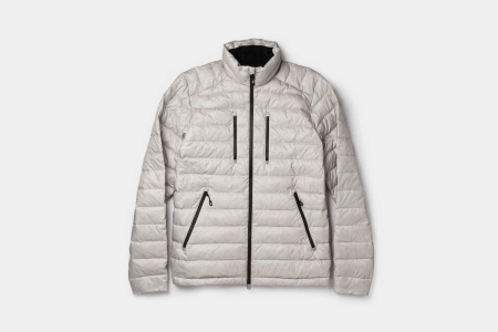 The TS x Mission Workshop Farallon Jacket in Fog