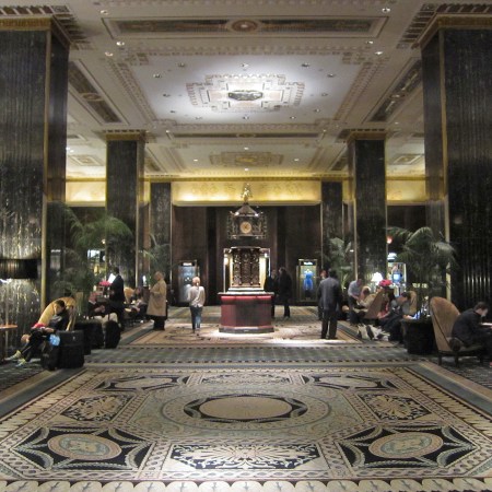 Waldorf Astoria lobby