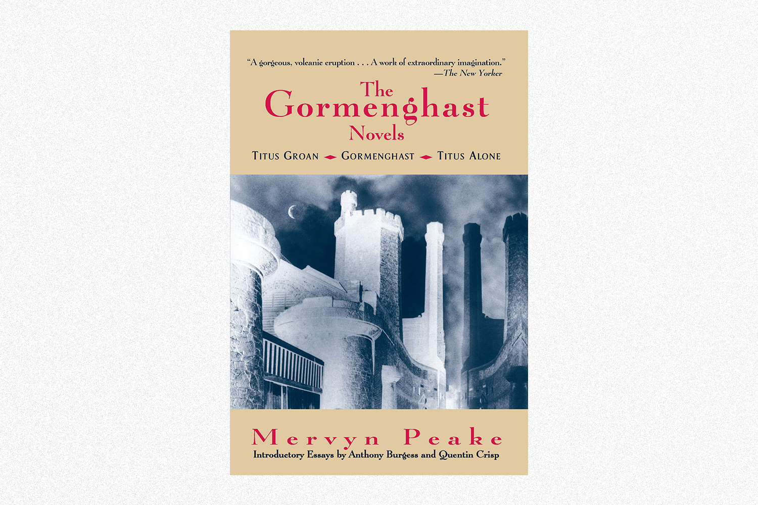 The book cover for Gormenghast by Mervyn Peake