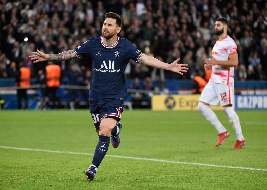 Messi celebrates