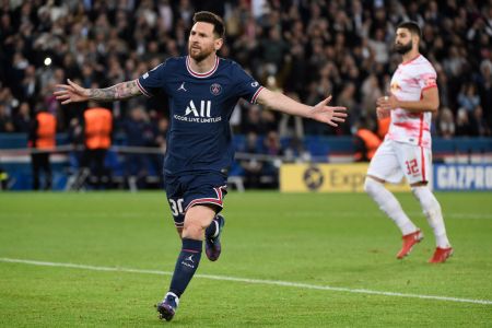 Messi celebrates