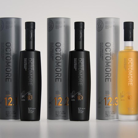 All three new expressions of Octomore (12.1, 12.2, 12.3), out now