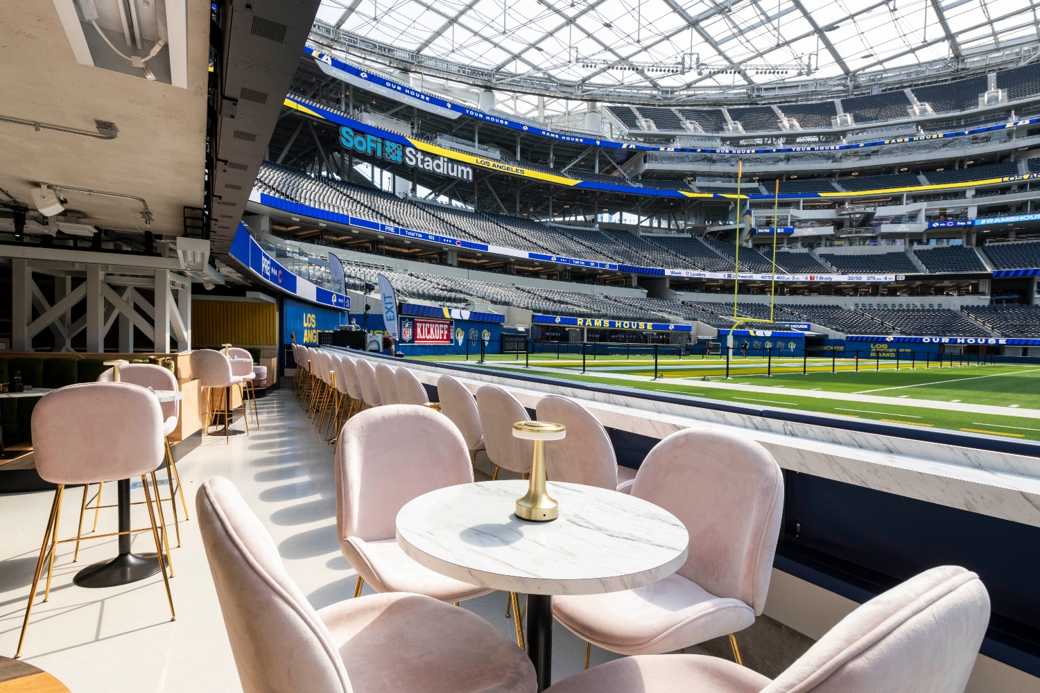 Bootsy Bellows at SoFo stadium offers stadium views