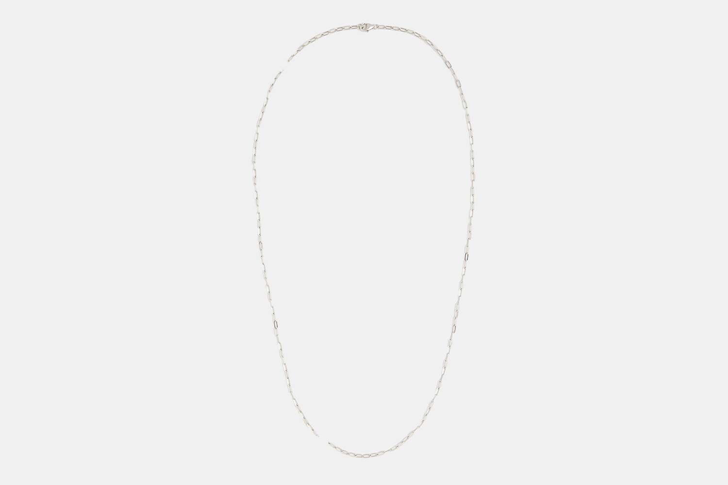 a thin silver chain