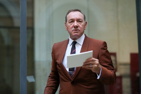 Kevin Spacey attends the reading of the event "The Boxer - La nostalgia del poeta" (The Boxer - The nostalgia of the poet) at Palazzo Massimo alle Terme on August 02, 2019 in Rome, Italy.