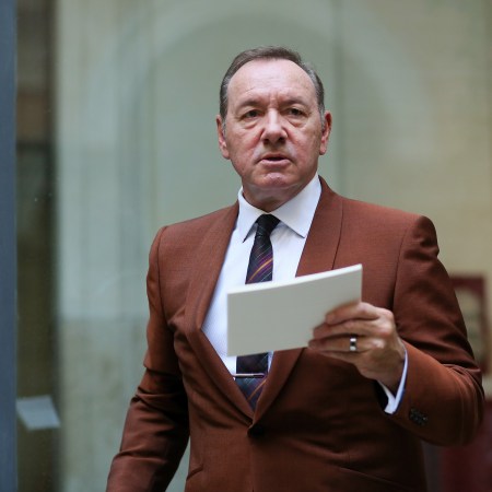 Kevin Spacey attends the reading of the event "The Boxer - La nostalgia del poeta" (The Boxer - The nostalgia of the poet) at Palazzo Massimo alle Terme on August 02, 2019 in Rome, Italy.