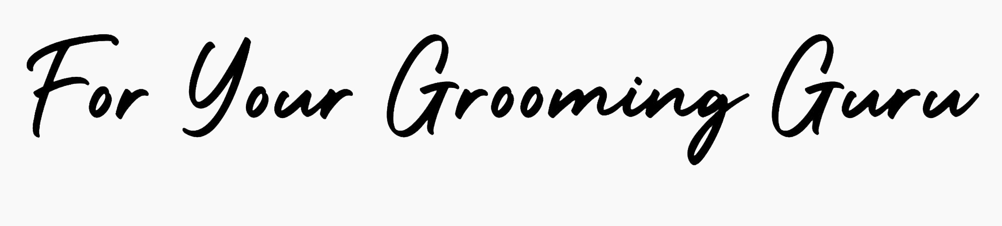 For Your Grooming Guru gift guide heading