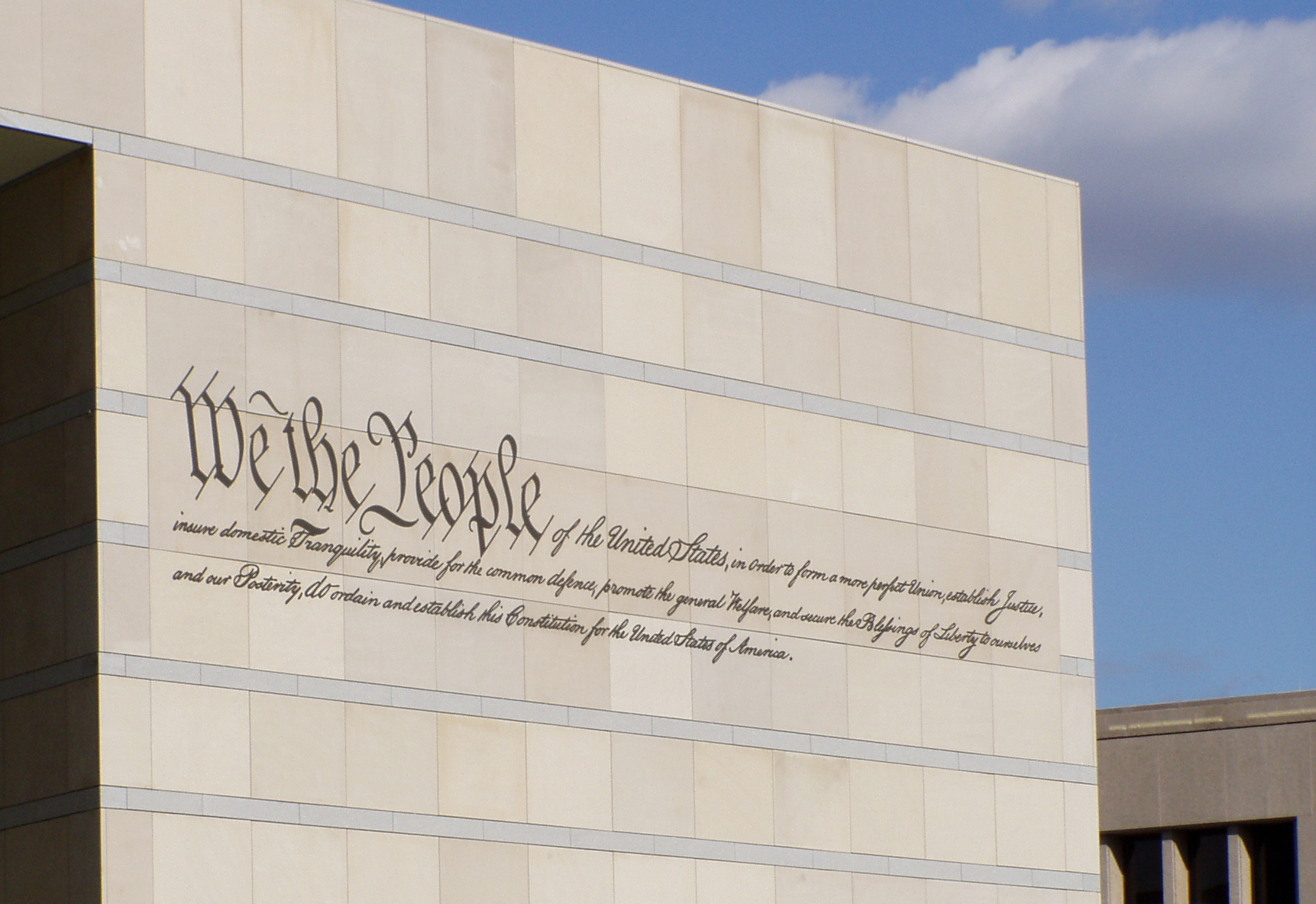 Constitution, in building form