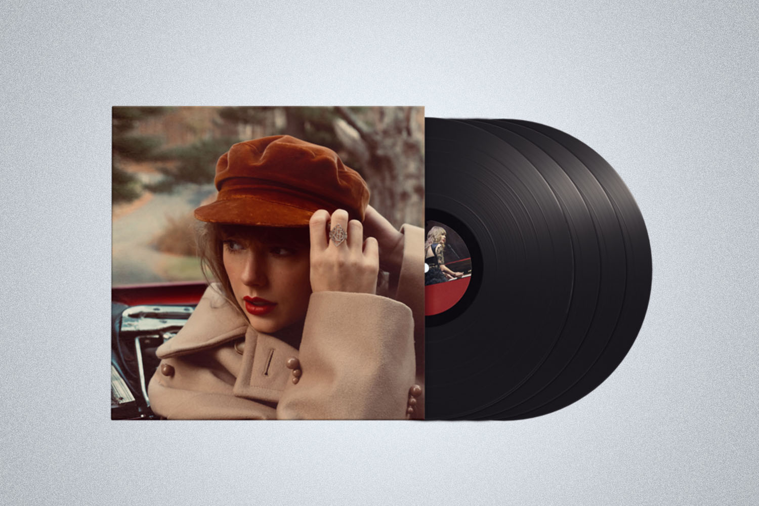 an album with four vinyls