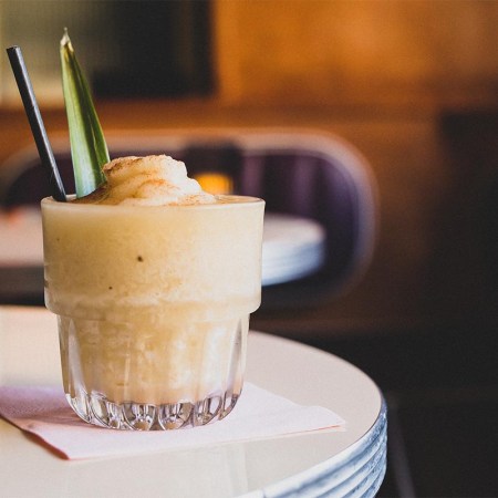 The banana bread daiquiri at Dingaling, a new NYC bar