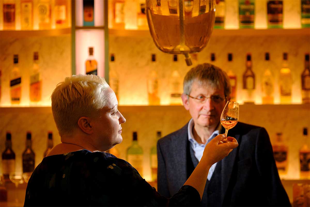 Dr. Emma Walker with Jim Beveridge OBE