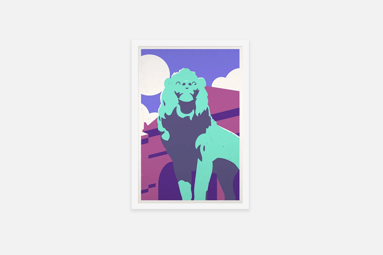 Bronze Lion Print