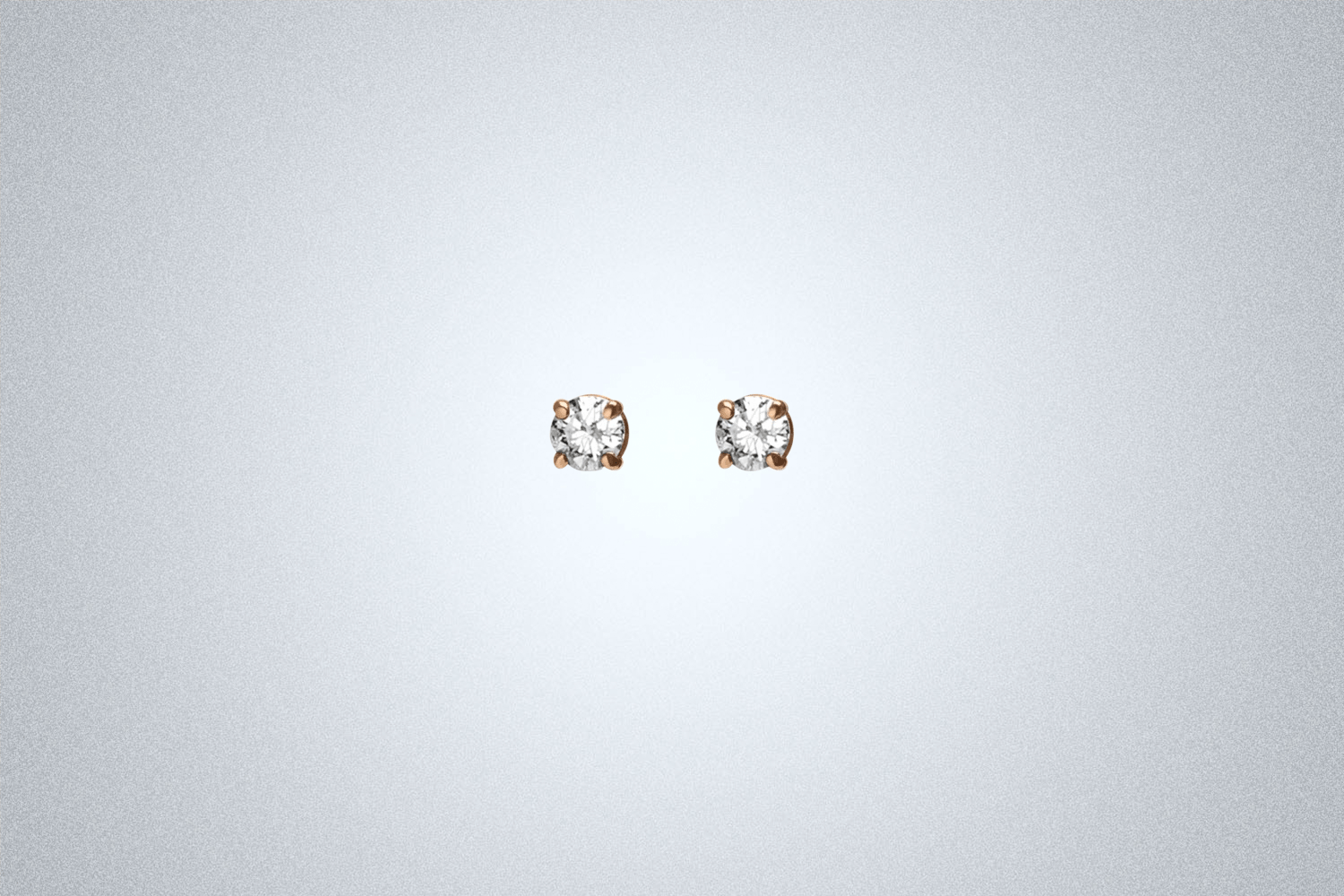 Diamond Stud Earrings with White Diamonds