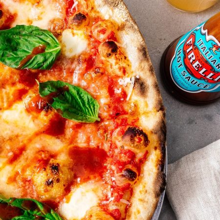 Firelli is meant to mesh perfectly with the tomato sauce on your pizza