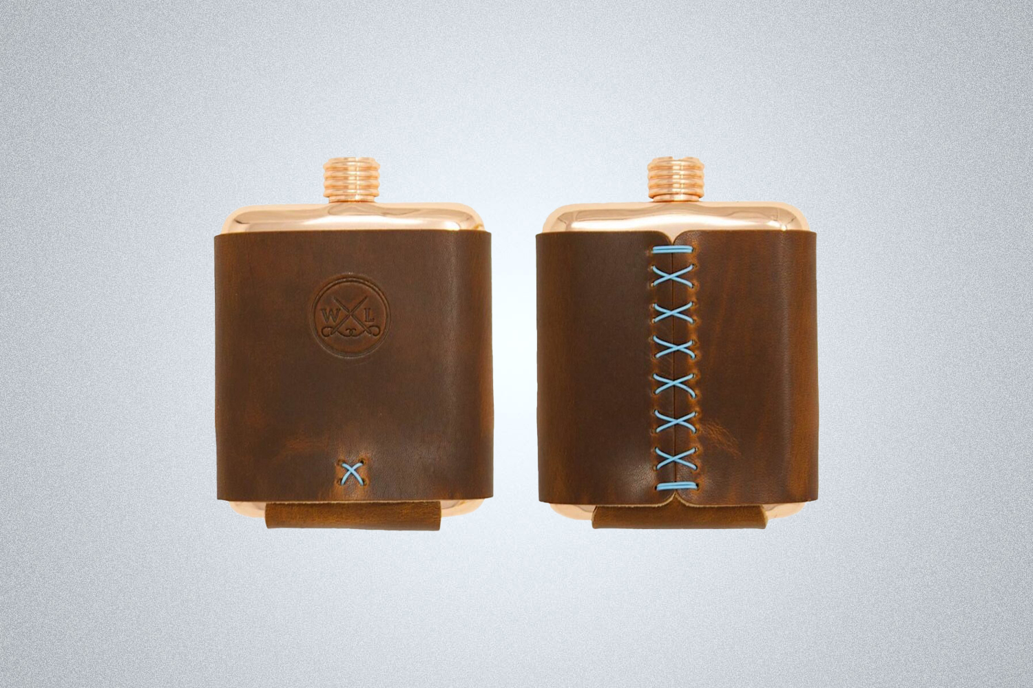 Whiskey Leatherworks Clark Fork Copper Flask