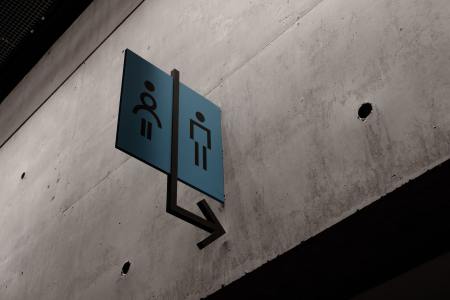 Bathroom sign