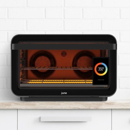 A June Oven on a kitchen countertop