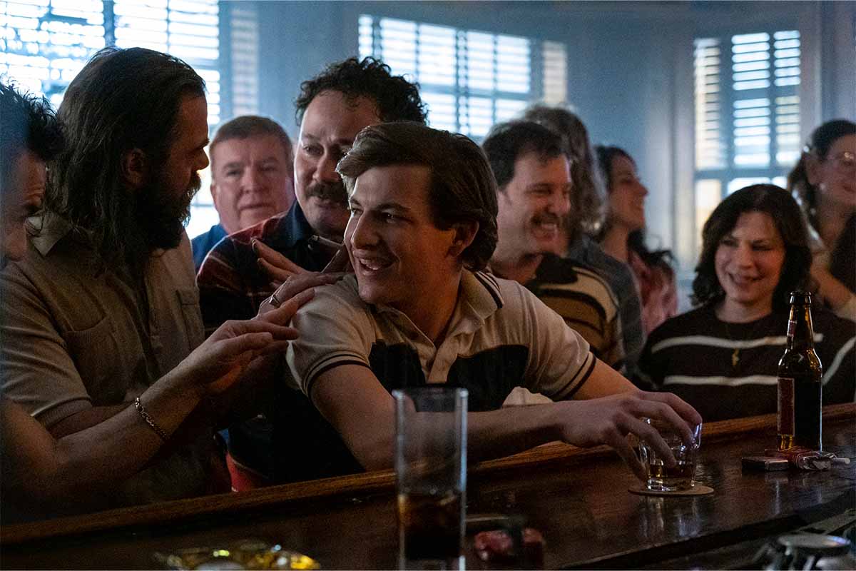 Patrons in the bar Publicans in the movie "The Tender Bar"