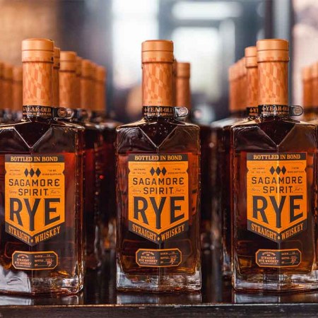 Bottles of Sagamore Spirit Bottled in Bond Rye