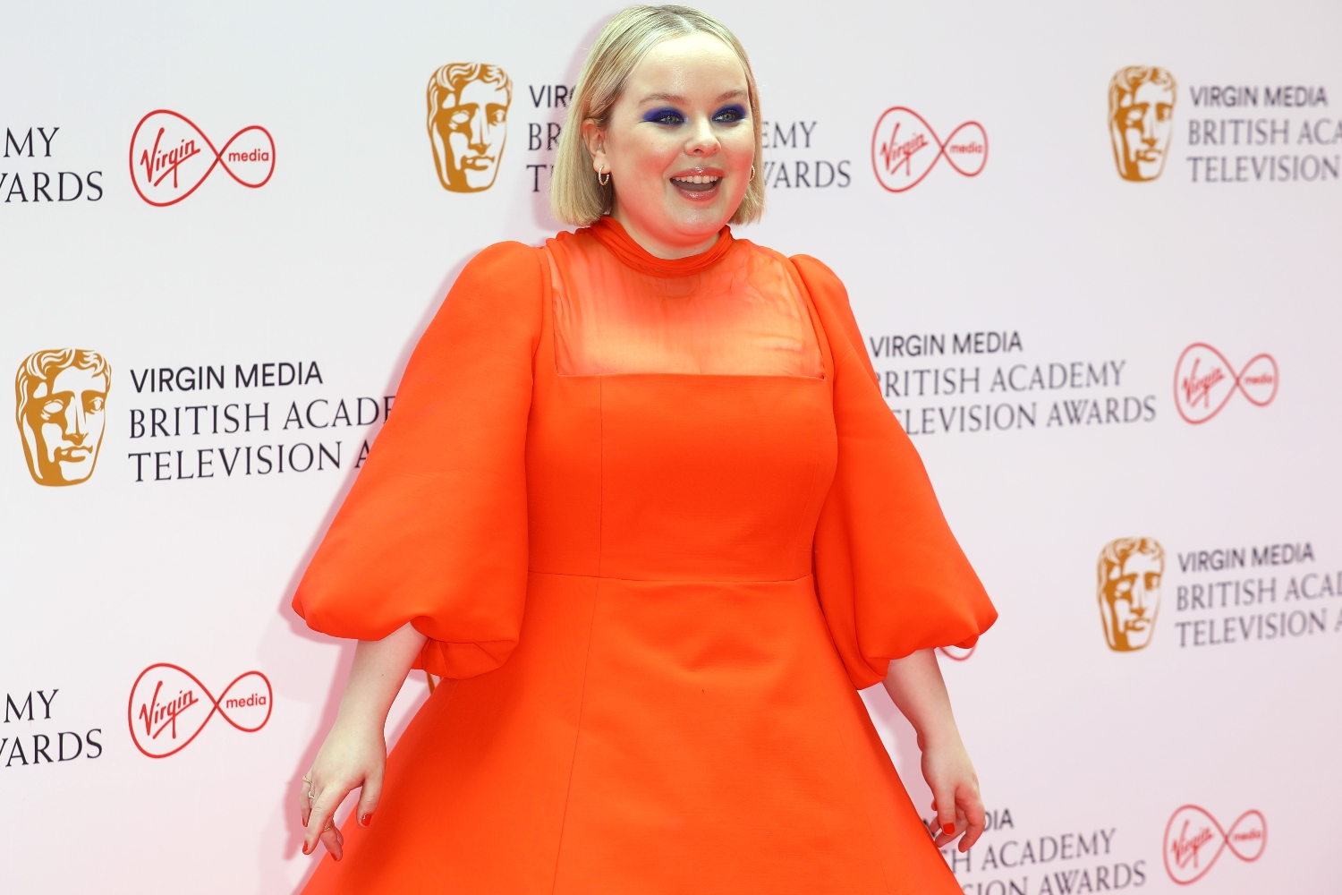 Nicola Coughlan attends the Virgin Media British Academy Television Awards 2021 at Television Centre on June 06, 2021 in London, England.