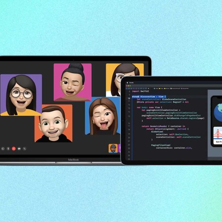 Two screens showing a MacBook and an iPad. Apple is cracking down on non-students/teachers using the educational discount.