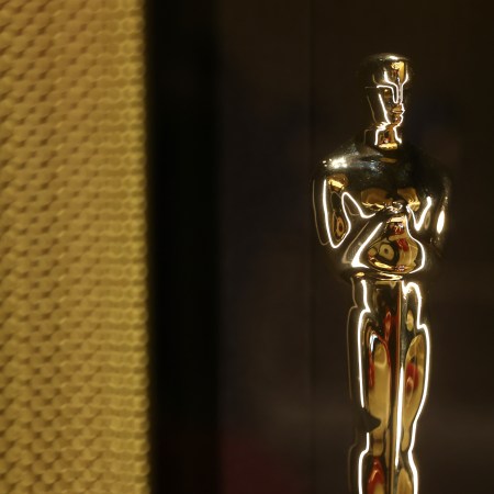 The Oscars Experience is seen at the Academy Museum Opening Press Conference at Academy Museum of Motion Pictures on September 21, 2021 in Los Angeles, California. Eight categories will be cut from this year's telecast.
