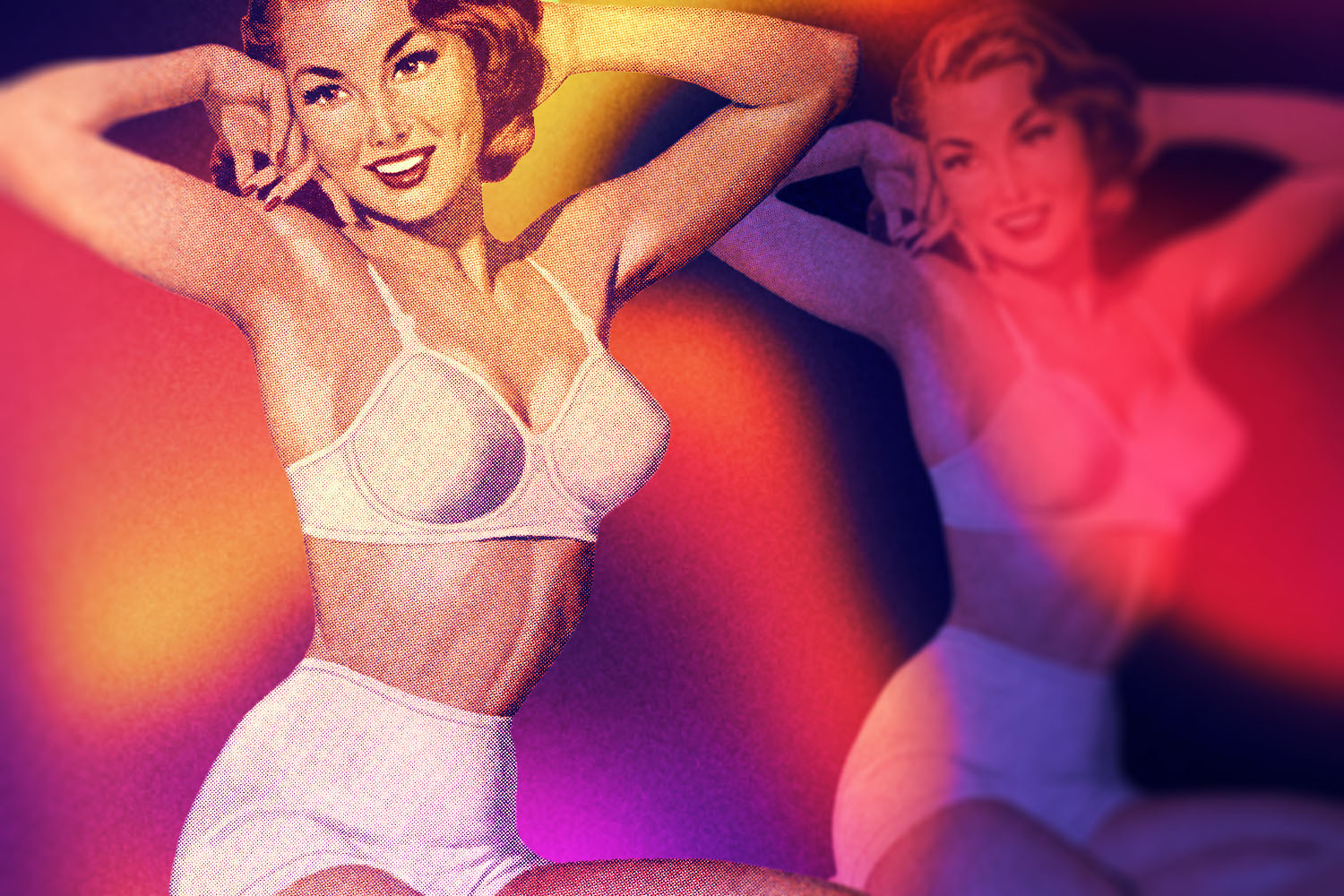 Women in lingerie